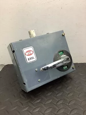 MEM Exel Isolator Switch Box 20A 550V 660V 15AXD2 Workshop Garage  Machine  • £25