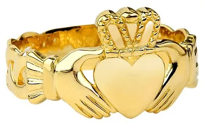 Mens Claddagh Trinity Band Ring • $239.99