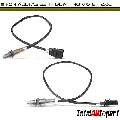 $90.99 • Buy 2x O2 Oxygen Sensor For Audi A3 A3 Quattro Volkswagen GTI Golf R Up & Downstream