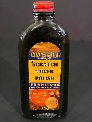 Vintage OLD ENGLISH Scratch Cover Polish Bottle (EMPTY) • $18