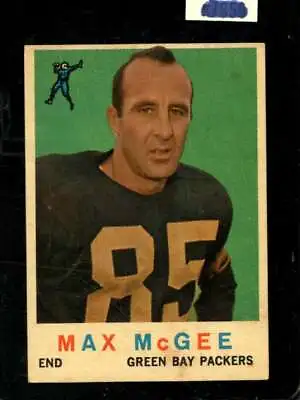 1959 Topps #4 Max Mcgee Vgex (rc) Packers *x86017 • $22