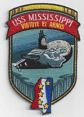 USS Mississippi SSN 782 - 3 7/8 Inch BCP# C7167 Submarine Patch • $6.75
