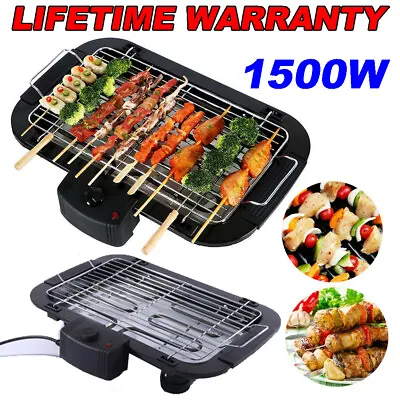 £18.80 • Buy 2023 Electric Table Top Grill Health BBQ Barbecue Garden Camping Cooking Indoor