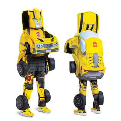 $74.95 • Buy Kids Bumblebee Converting Transformers Costume Size Small 4-6