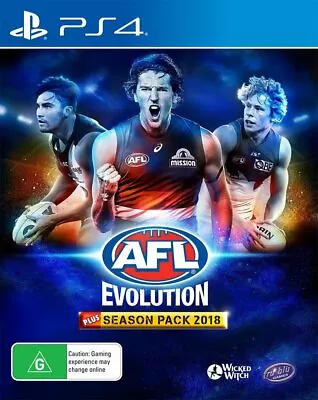 AFL Evolution Australian Sports Game Sony PlayStation 4 PS4 • $35