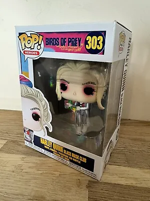 Funko Pop! Movies: Birds Of Prey - Harley Quinn Black Mask Club #303 • £10