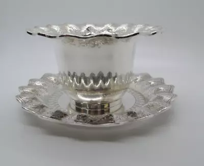 Sanborns Mexican Sterling Silver Bowl W/ Underplate - 494g - No Mono • $650.99