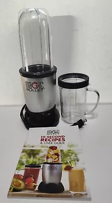 Magic Bullet MB1001 Original Pitcher Juicer Blender Lid Motor Base Silver No Box • $15.97