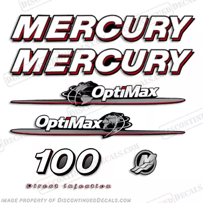 Fits Mercury 100hp  Optimax  Decals - 2007-2012 • $99.95