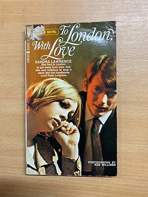 *rare* 1967 Sandra Lawrence To London With Love Photo Novel Paperback Book (p2) • £12.99