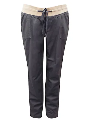 Gap Maternity Dark Grey Under Bump Slim Leg Chino Trousers Size 6 - 24 New 202 • £6