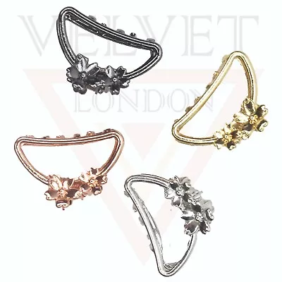 Metal Hair Claw Flower Hair Clip Clamp Barrette Clutcher Mini Floral HairPin UK • £3.49