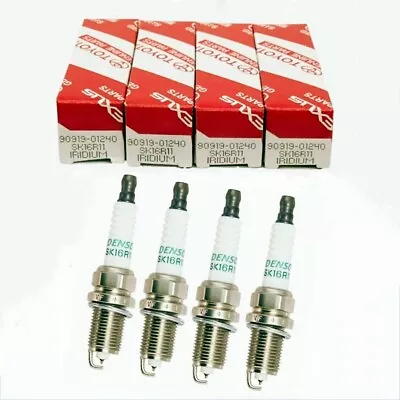 4PCS Genuine OEM 90919-01240 Iridium Spark Plugs SK16R11 For Toyota Yaris Prius • $21.99