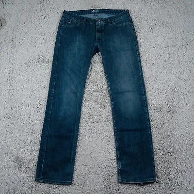 Vans Jeans Men Size W30 L32 Medium Wash Blue Slim Straight Denim 32x31 • $14.95