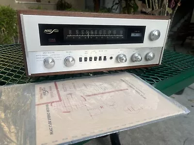 Mcintosh Mac-1500 Stereo Receiver With Vintage Walnut Cabinet Read Pls • $2000