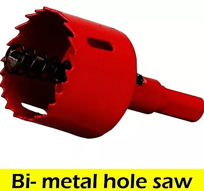 £19.99 • Buy Bi Metal Hole Saw 15mm-200mm Drill Bit Arbor Pilot Hole Saw Metal Wood Plastic✅