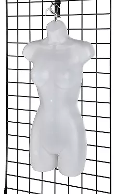 Female Hanging Form W Hook Clothing Displays Torso Fits 5 To 10 Mannequin Molded • $30.95