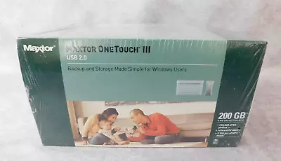 Maxtor Seagate OneTouch 3 320GB ExHD Fire400 USB2 T01G300 SEALED 320 • $29.99