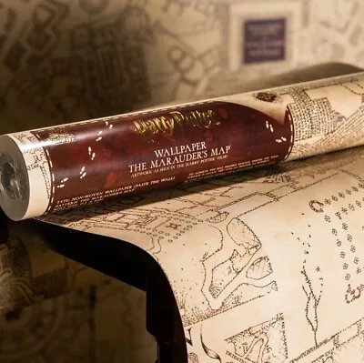 MinaLima Harry Potter The Marauder's Map Deluxe Wallpaper Roll 0.5x10m SEALED • $194.95