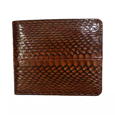 Genuine Snake Wallet Cobra Skin Men's Wallet Dark Brown • $21