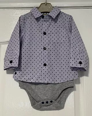 Bnwot Ted Baker Boys Shirt/bodysuit Age 6-9 Months • £6.50