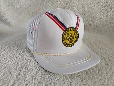 Vintage Team USA 1988 Seoul Olympic Games Adjustable Snapback Hat One Size • £11.99