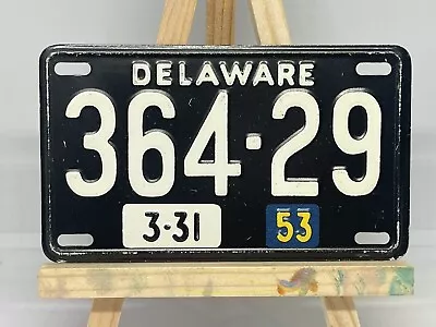 Cereal Premium 1953 Delaware Wheaties Miniature Bicycle License Plate 364-29 • $12.99