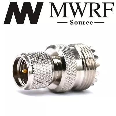 Mini UHF Male To SO 239 Female UHF RF Straight Adapter; US Stock; Fast Ship • $6.29