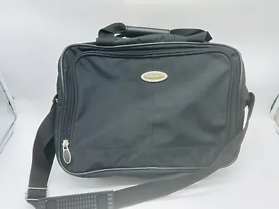 Eddie Bauer Messenger Bag Black Laptop Computer Briefcase NWOT • $19.99