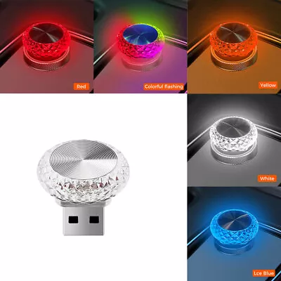 1x Mini USB LED Neon Lamp Car Interior Atmosphere Ambient Bulb Light Accessories • $8.36