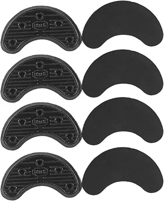 10 PCS Rubber Sole Heel Savers Toe Plates Taps DIY Glue On Shoe Repair Pads • $14.03