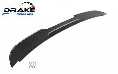 2015-2023 Mustang Scott Drake Matte Black Low Profile Rear Deck Lid Wing Spoiler • $174.95