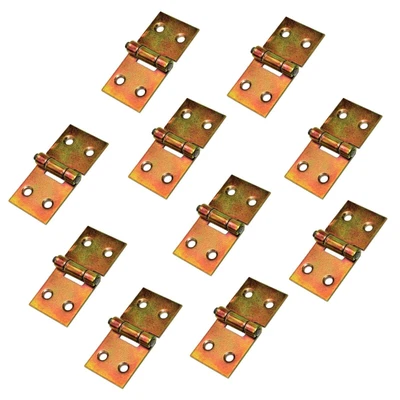 £5.19 • Buy Backflap Strap Hinges Heavy Duty Tee Door Gate Box Shed Gold Galvanised 2'' X10