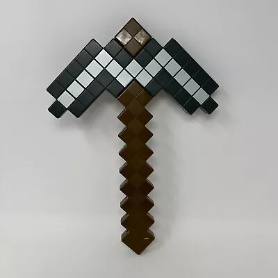 Minecraft Iron Pick Axe Weapon Play Accessory 2017 Cosplay Costume Mattel 13” • $11.80