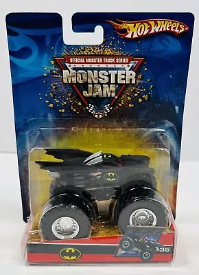 🔥 Monster Jam Hot Wheels Batman #35 1:64 RARE 2006 SEALED Batmobile DC Comics • $9