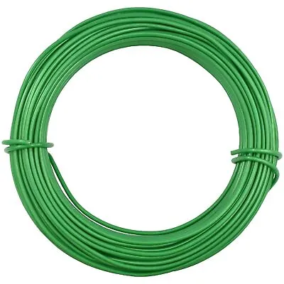 2.5mm X 8m Plant Twine Green Soft Flexible Bendy Garden Support Wire Cable Twist • £3.99