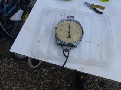 £14 • Buy Vintage Salter  Butchers Trade Spring Balance Scale