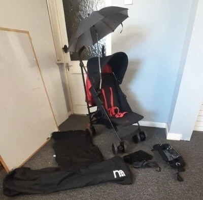 £79.99 • Buy Maclaren MAC Red And Black Stroller With Accessories And Raincover 