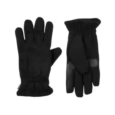 Isotoner Signature Men's Tech Gloves Size M Black Fleece Lined Water Repellent • $14.94