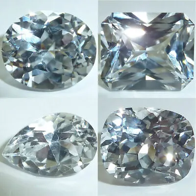 Lab Created Sapphire White OvalEmeraldPearCushion Loose Gems Fine Cut AAA • $9.95