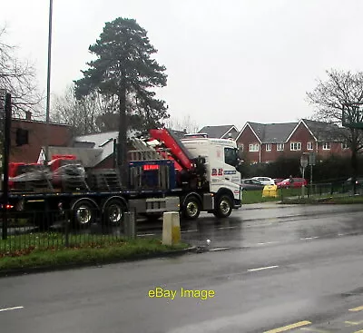 Photo 6x4 RE Plant Hire Lorry Malpas Road Newport 4-axle Lorry Travelling C2020 • £2