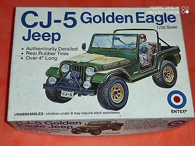 RARE ENTEX CJ-5 Golden Eagle Jerp  1/32 Model Kit • $98