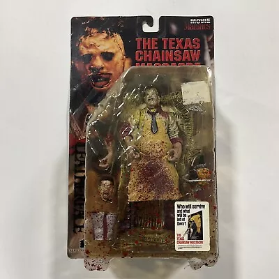 McFarlane Leatherface The Texas Chainsaw Massacre Movie Maniacs Bloody Cracked • $29.99