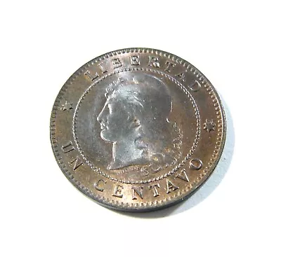 1890 Argentina One Centavo Coin UNC • $30