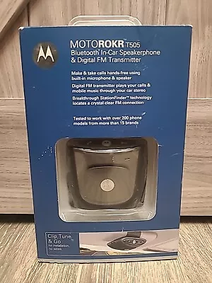 MOTOROKR™ T505 Bluetooth® In-Car Speakerphone W Digital FM Transmitter Wireless • $47.36