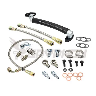 Turbo Oil Water Line Kit MAZDASPEED 3 6 CX-7 AXELA MPS MZR BorgWarner EFR 7163 • $117.51