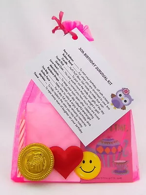 30th 40th 50th 60th BIRTHDAY PRESENT SURVIVAL KIT FUN NOVELTY GIFT CARD KEEPSAKE • £3.85