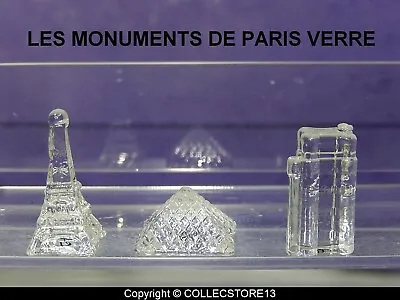 Complete Series Of Feves Les Monuments De Paris Glass - Eiffel-louvre Tower • $10.82