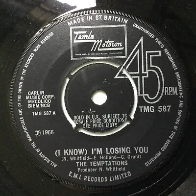 Temptations - I Know Im Losing You - Uk Tamla Motown Tmg 587. Vg+ • £10