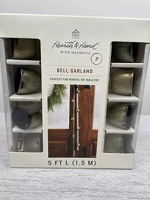 Hearth & Hand Magnolia 5ft Bell Garland With Antique Brass Finish NEW • $13.50